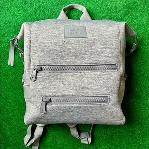 Dagne Dover Indi Neoprene Diaper Backpack- medium-heather grey